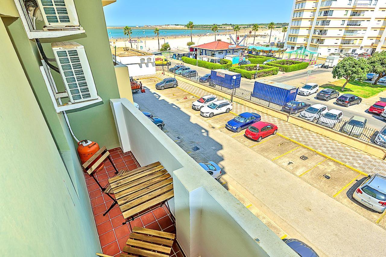 Ocean View Beach Apartment With Pool & Balconies El Puerto de Santa Maria Exterior photo
